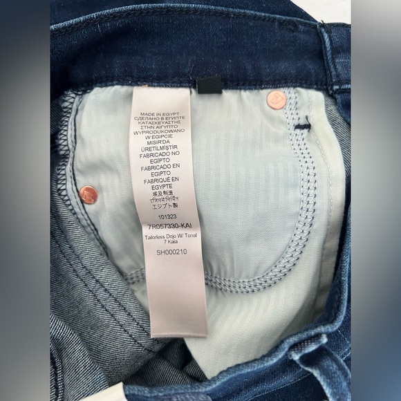 7 For All Mankind Tailorless Dojo Jeans NWT Size 28 7FAMK - Picture 6 of 10